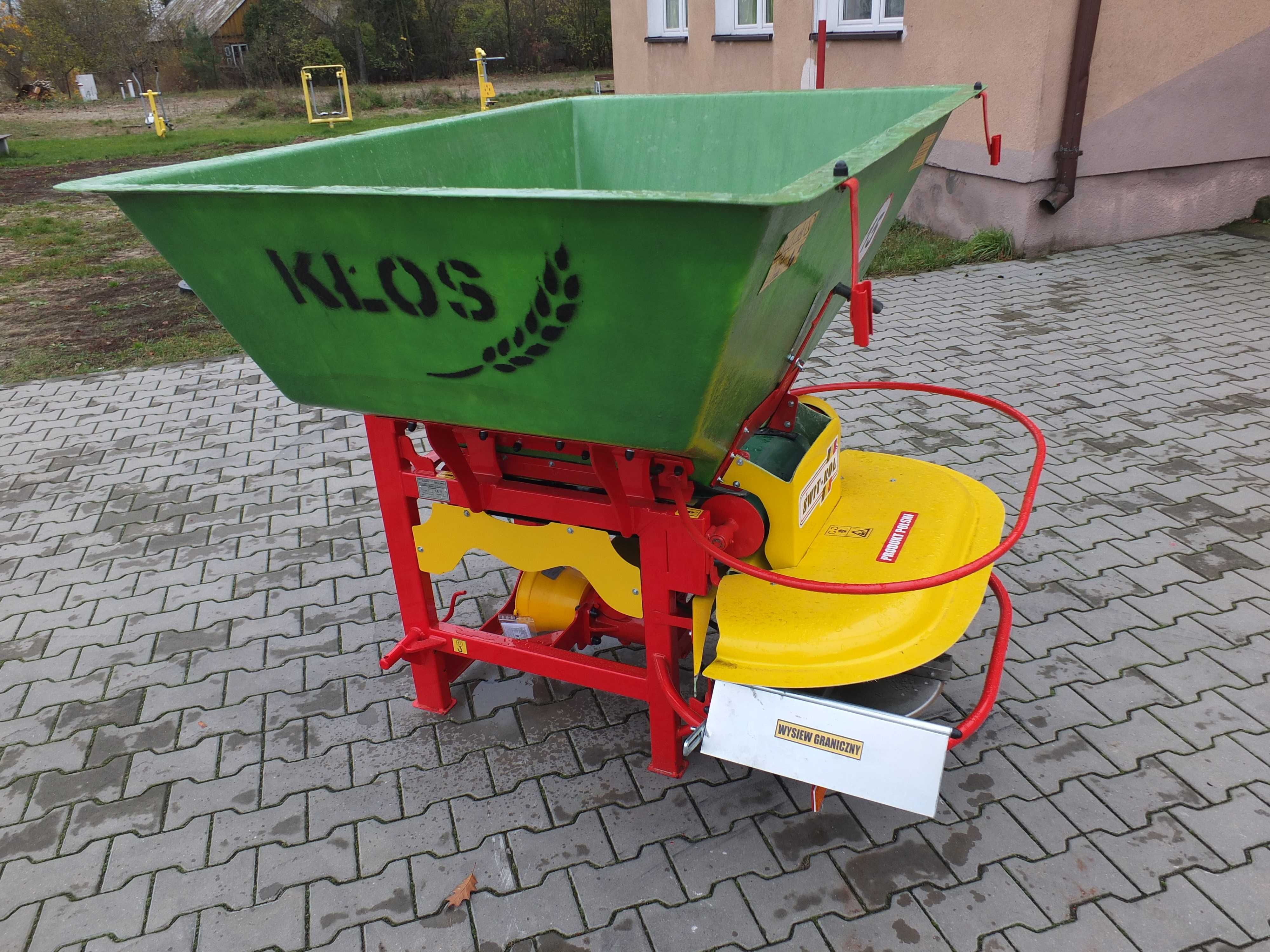 Rozsiewacz 300 -600 -800kg KŁOS Motyl Dexwal na taśmę do wapna --RATY