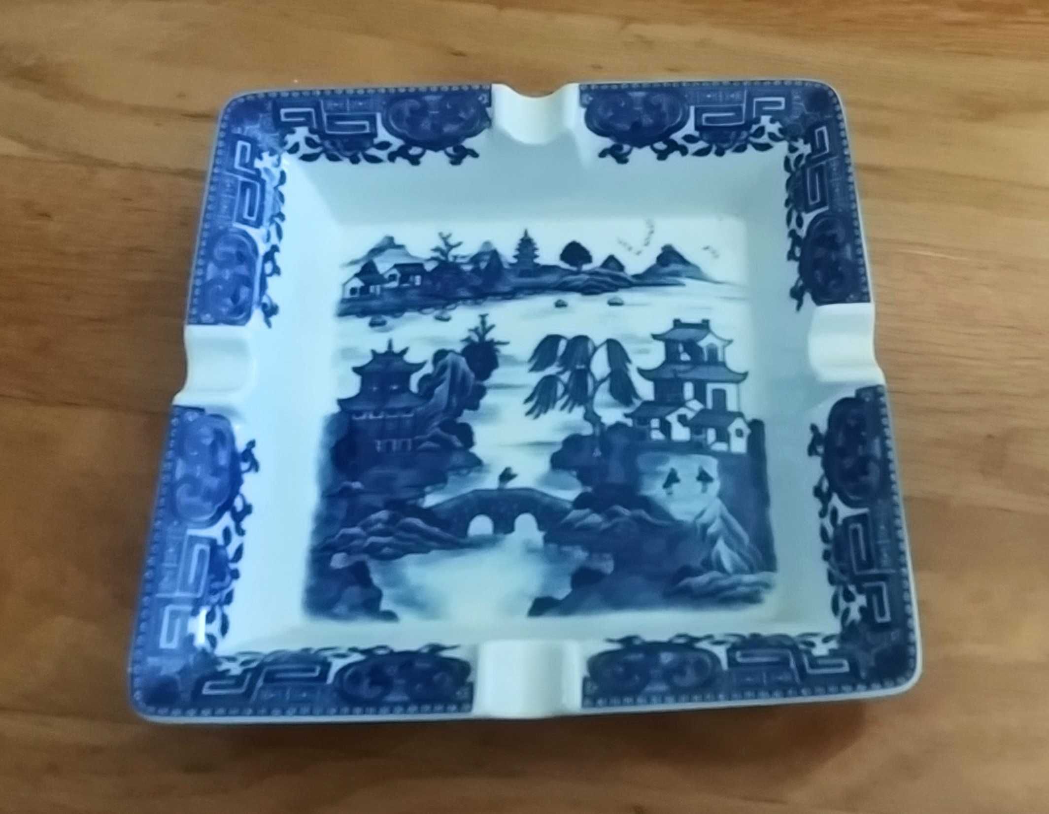 6 peças de Porcelana China Azul e Branco