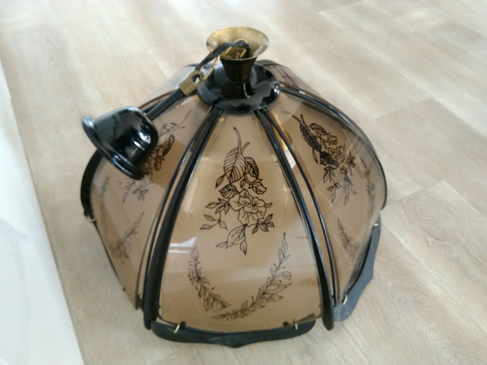 stara Polska lampa PRL żyrandol wyrób lamp retro vintage loft design