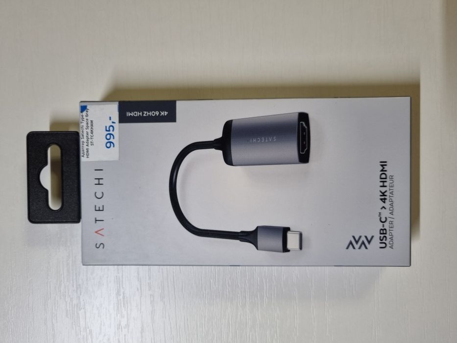 Переходник Satechi Type-C HDMI Adapter Space Gray (ST-TC4KHAM)
