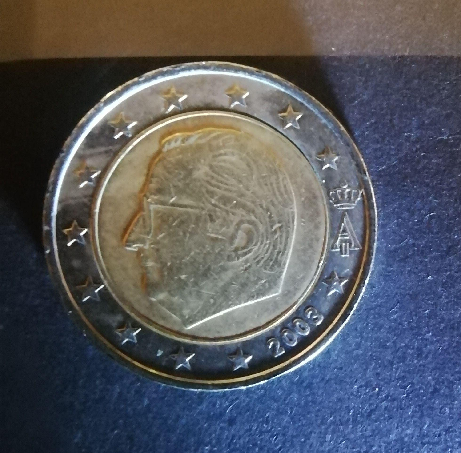 Moeda 2€ Belgica 2003 Rei Albert II