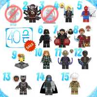 Фігурки лего/ Lego minifigures. Марвел. DC, бетмен. Наруто