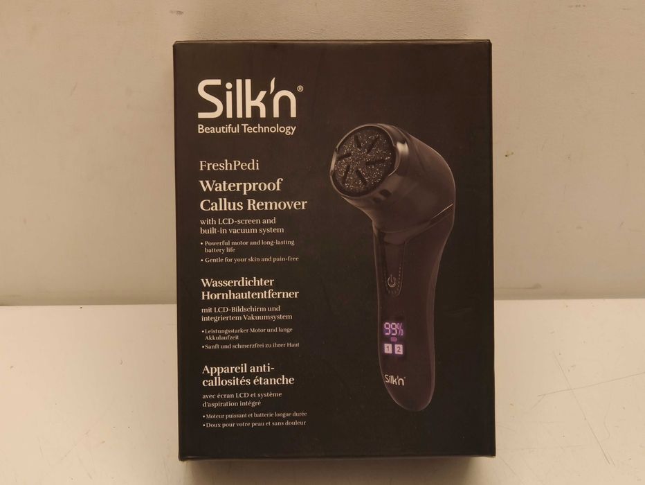 Elektryczny pilnik do stóp pięt Silk'n FreshPedi czarny