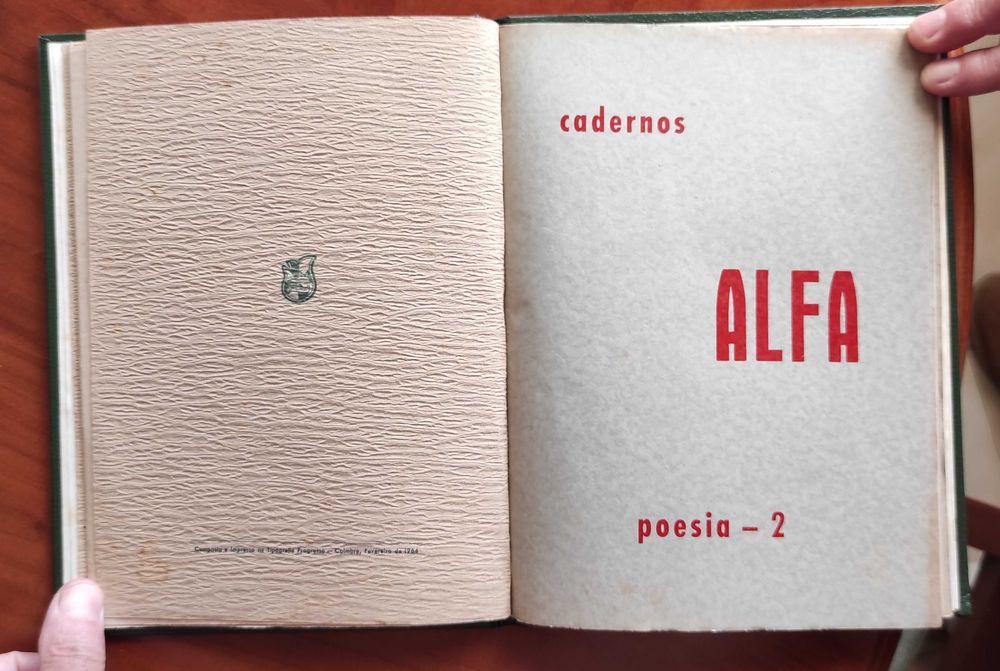 Cadernos Alfa. 1964 e 1965