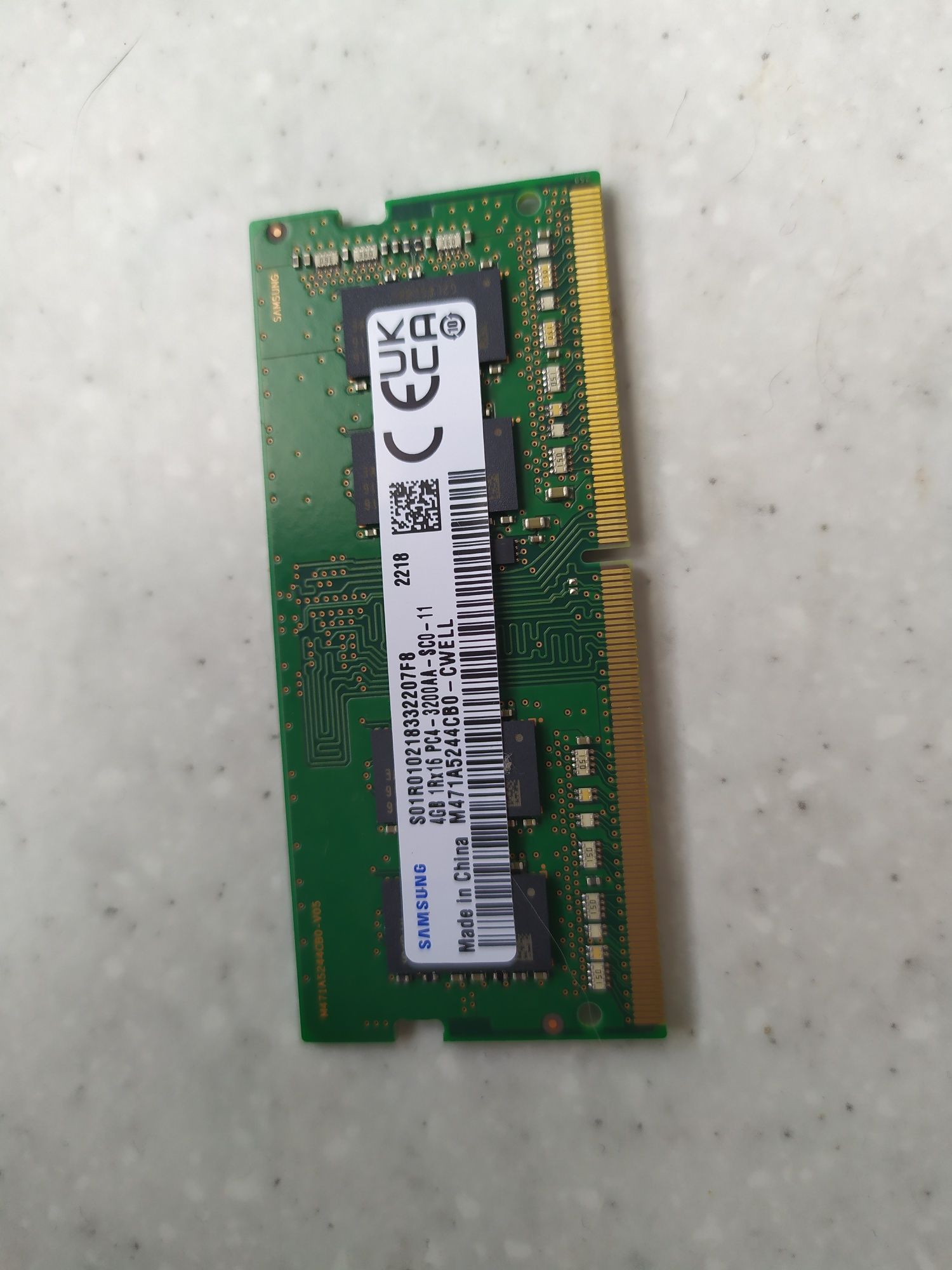 Pamięć SO-DIMM Samsung 4 GB DDR4 3200 MHz