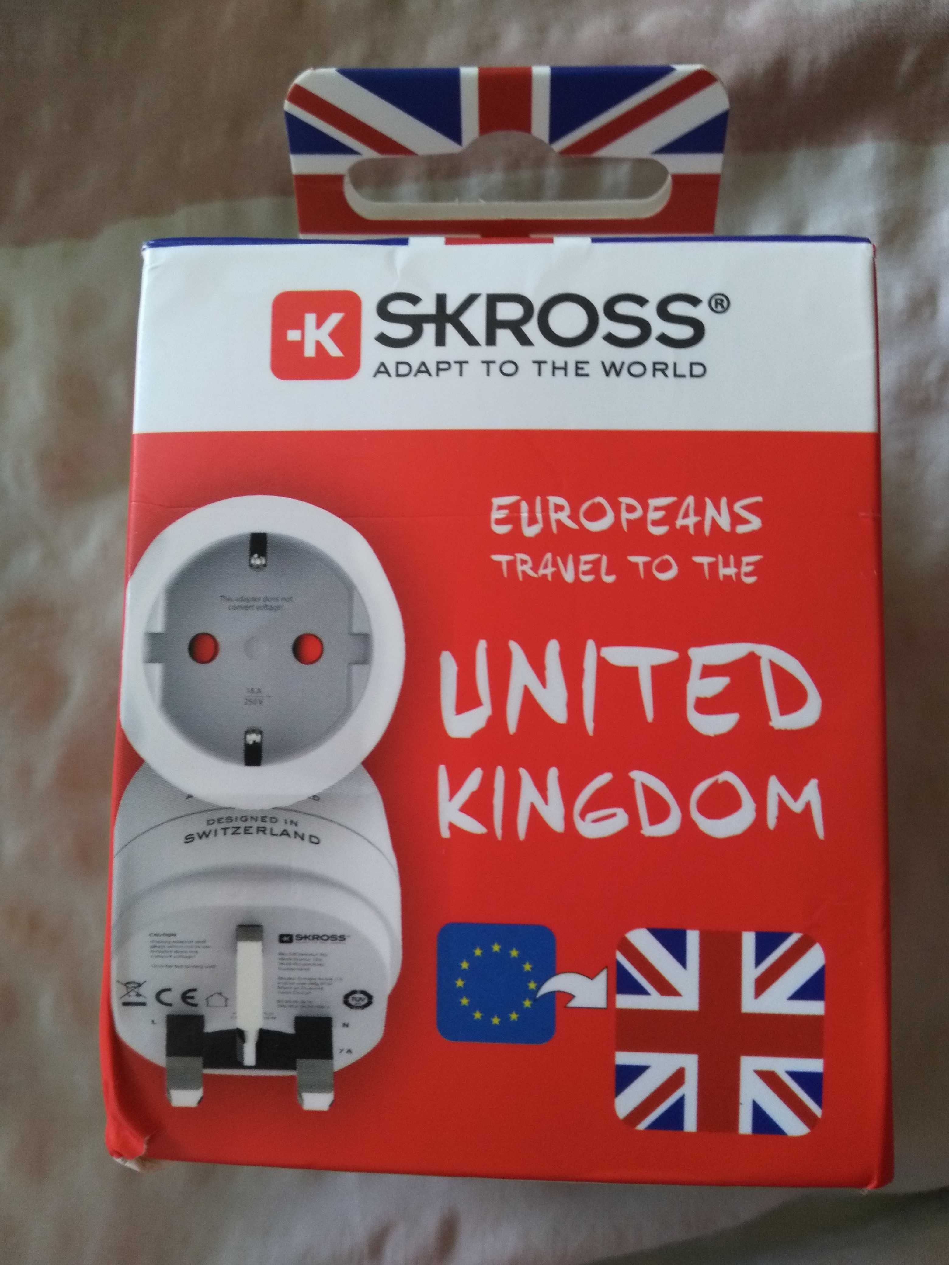 Adapter podróżny SKROSS Europe to UK 2.0 - wtyk UK