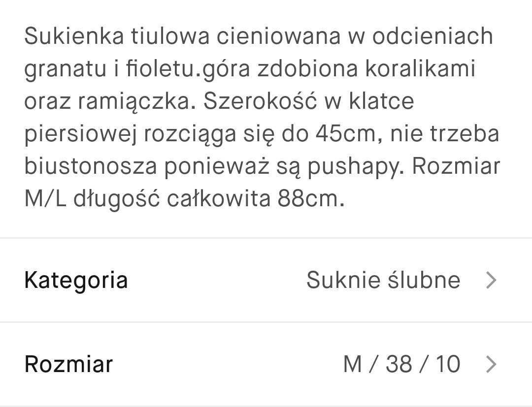 Sukienka weselna