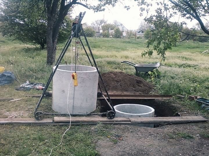 Чистка копка колодців поглиблення дезинфекція гермитизація