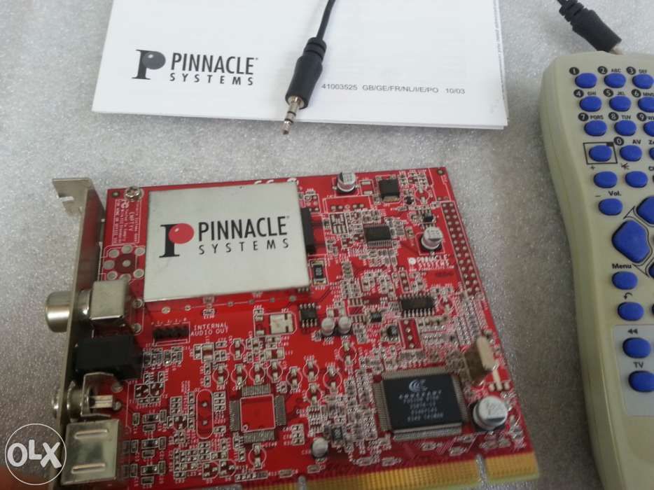 Pinnacle pctv pro pci - tv / radio tuner / video input adapter