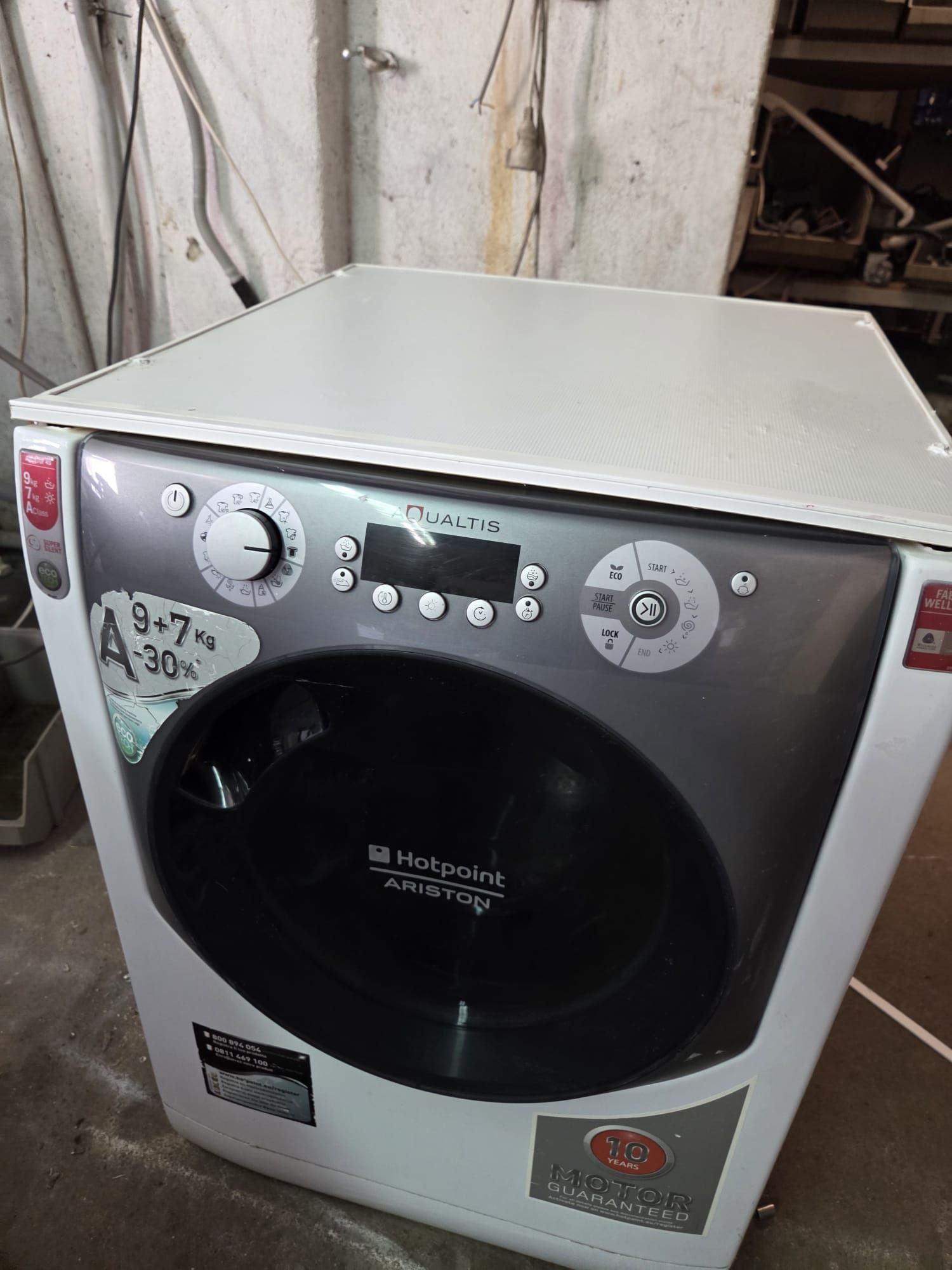 Maquina de roupa de 9 kg