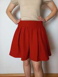 Spódniczka Zara rozkloszowana czerwona 38 M