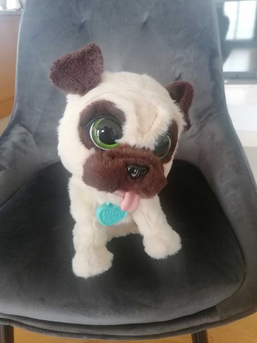 Dzień dziecka:Mopsik szczeniaczek Fur Real friends jak nowy