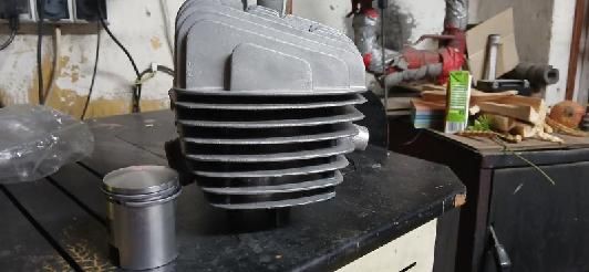 Cylinder wsk 125, głowica, tłok - komplet