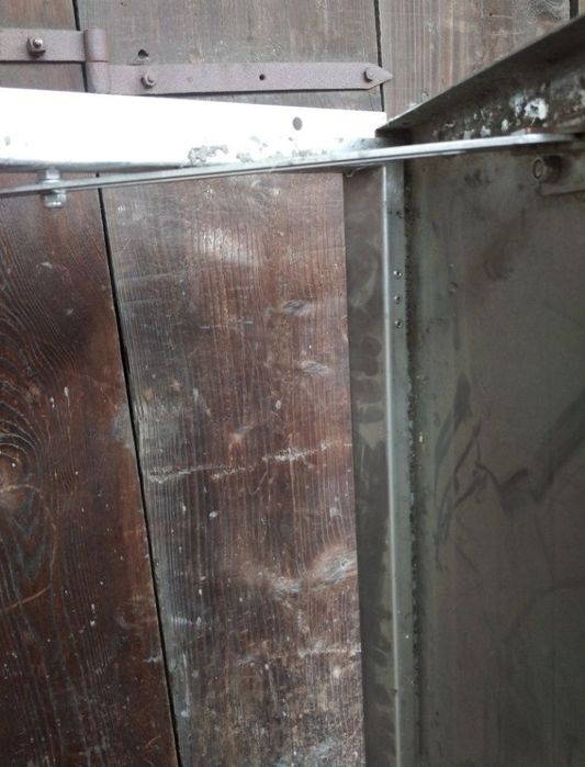 Drzwi nierdzewne. Stan bardzo dobry