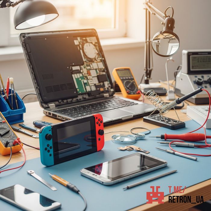 Ремонт Nintendo Switch, 3DS, телефонів, планшетів