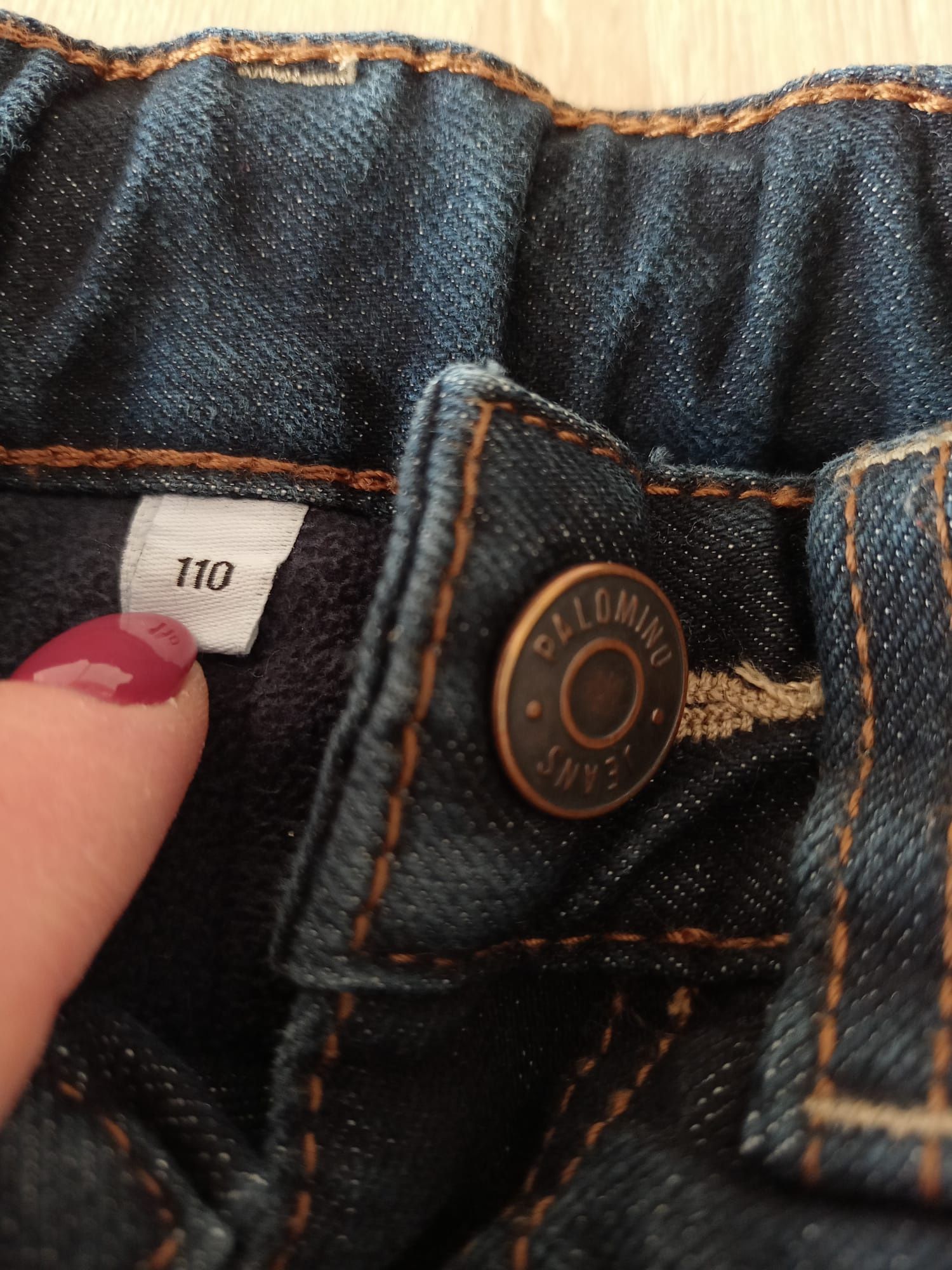 Spodnie jeansowe ocieplane Palomino dla chłopca rozmiar 110