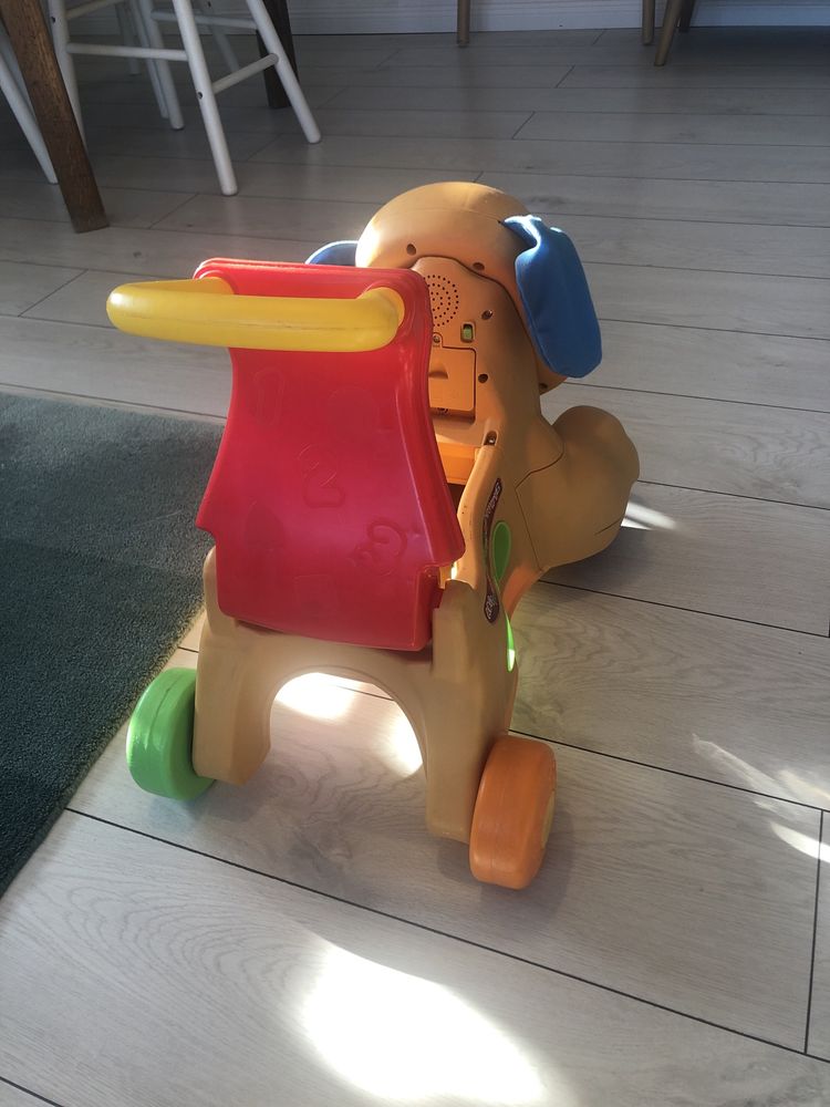 Fisher-price chodzik, jezdzik szczeniaczek