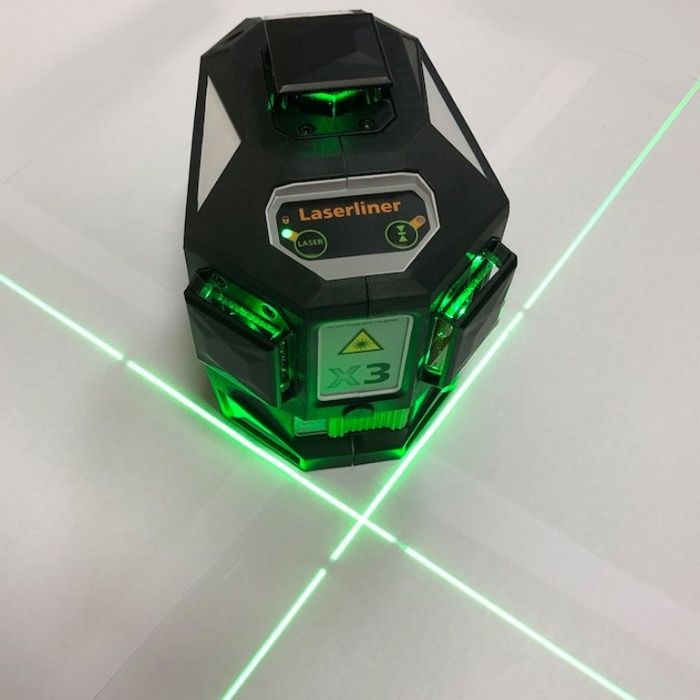 Nível Laser de cruz auto-nivelamento LASERLINER X3-Laser Pro