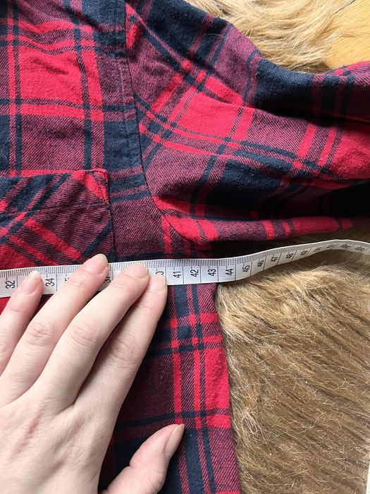 Czerwona koszula w czarna krate chlopieca r.152 Primark r.152