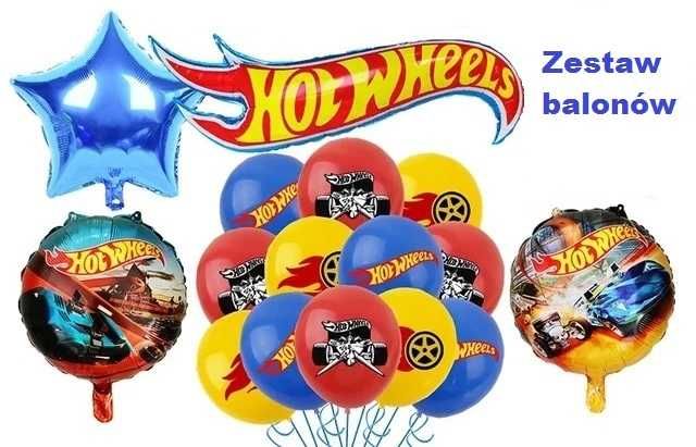 Balony Hot Wheels Zestaw Balonów 18 Sztuk