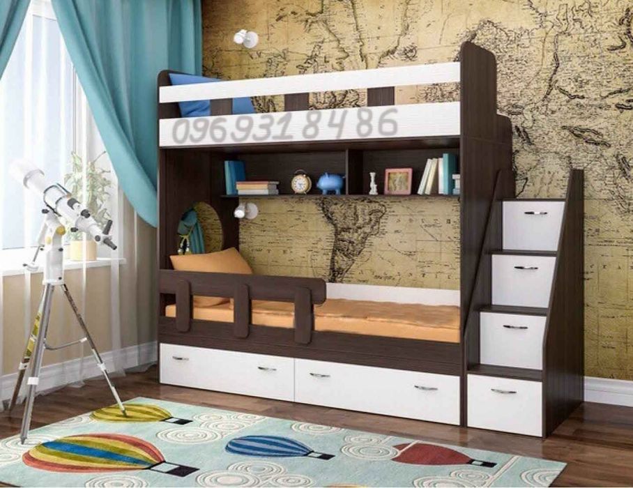 Ліжко двоярусне кровать двухъярусная