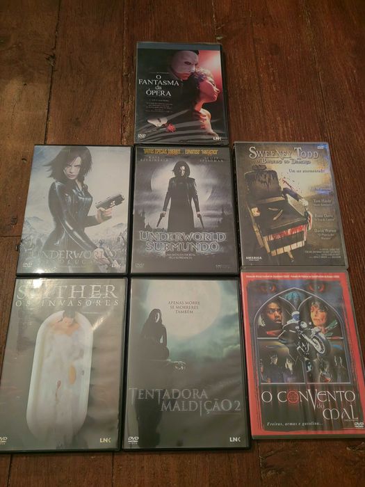 Dvds de filmes de terror