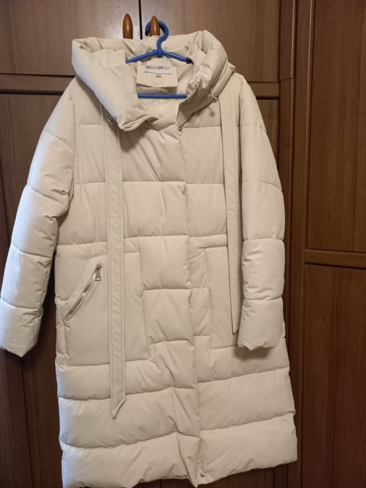 Зимний плащ пальто пуховик  XXL