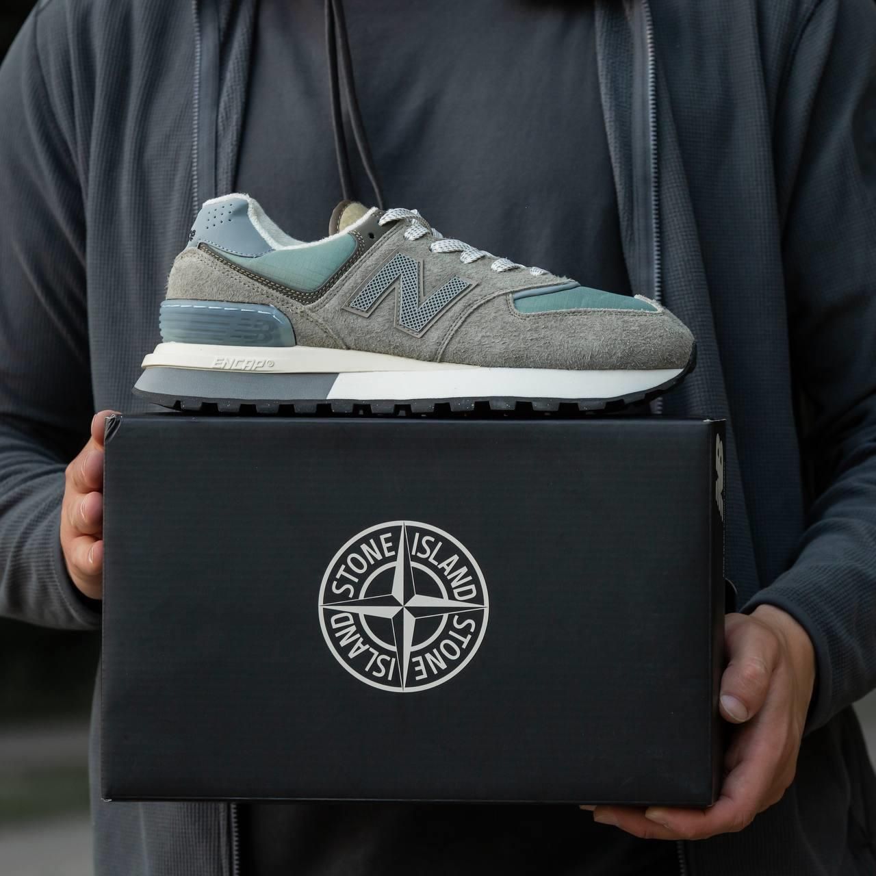 В НАЯВНОСТІ! Кросівки New Balance x Stone Island Legacy, Стон Айленд