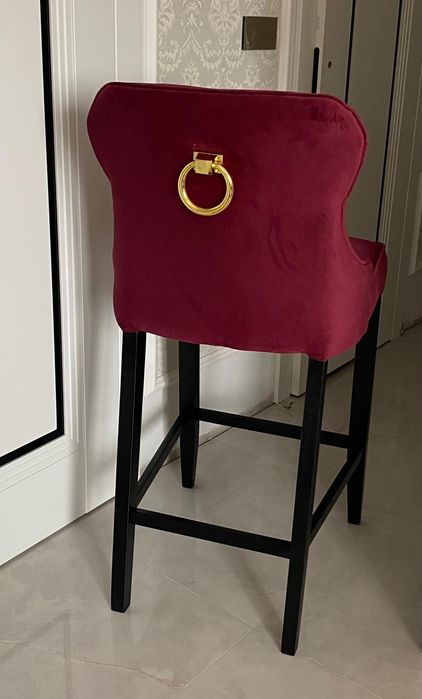 Krzeslo, hoker, glamour, 2 szt