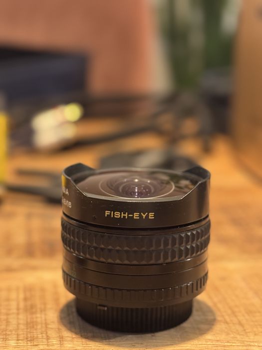 Obiektyw Zenitar 16mm 2.8 rybie oko. Bagnet Nikon