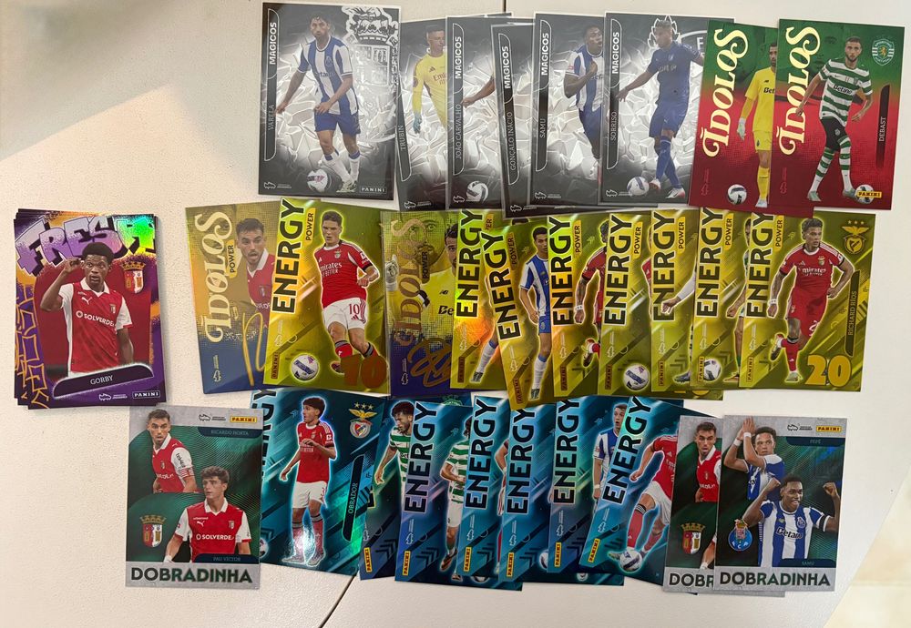 Carta coleção ídolos Portugal