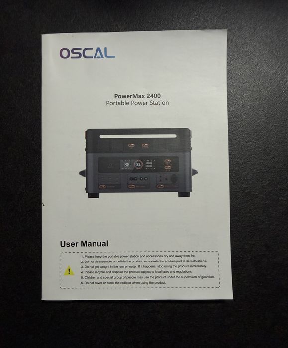 Зарядна станція Eco flow електро генератор Oscal Power Max2400