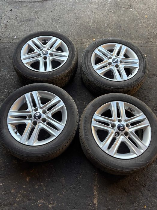 Kia Hyundai Koła Felgi aluminiowe z oponami letnimi 16 cali 5x114,3