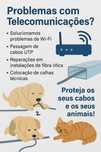 Problemas de Wi-Fi, Cabos UTP e Fibra Ótica.