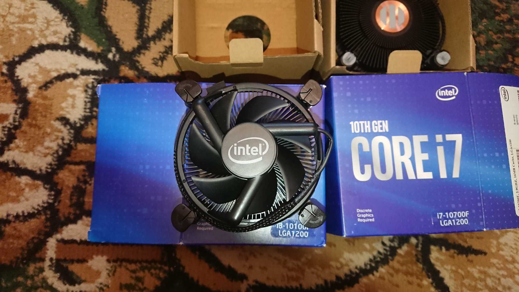 Intel кулер,вентилятор,радиатор i3,i5,i7 s1155,1151,1200 медь ORIGINAL