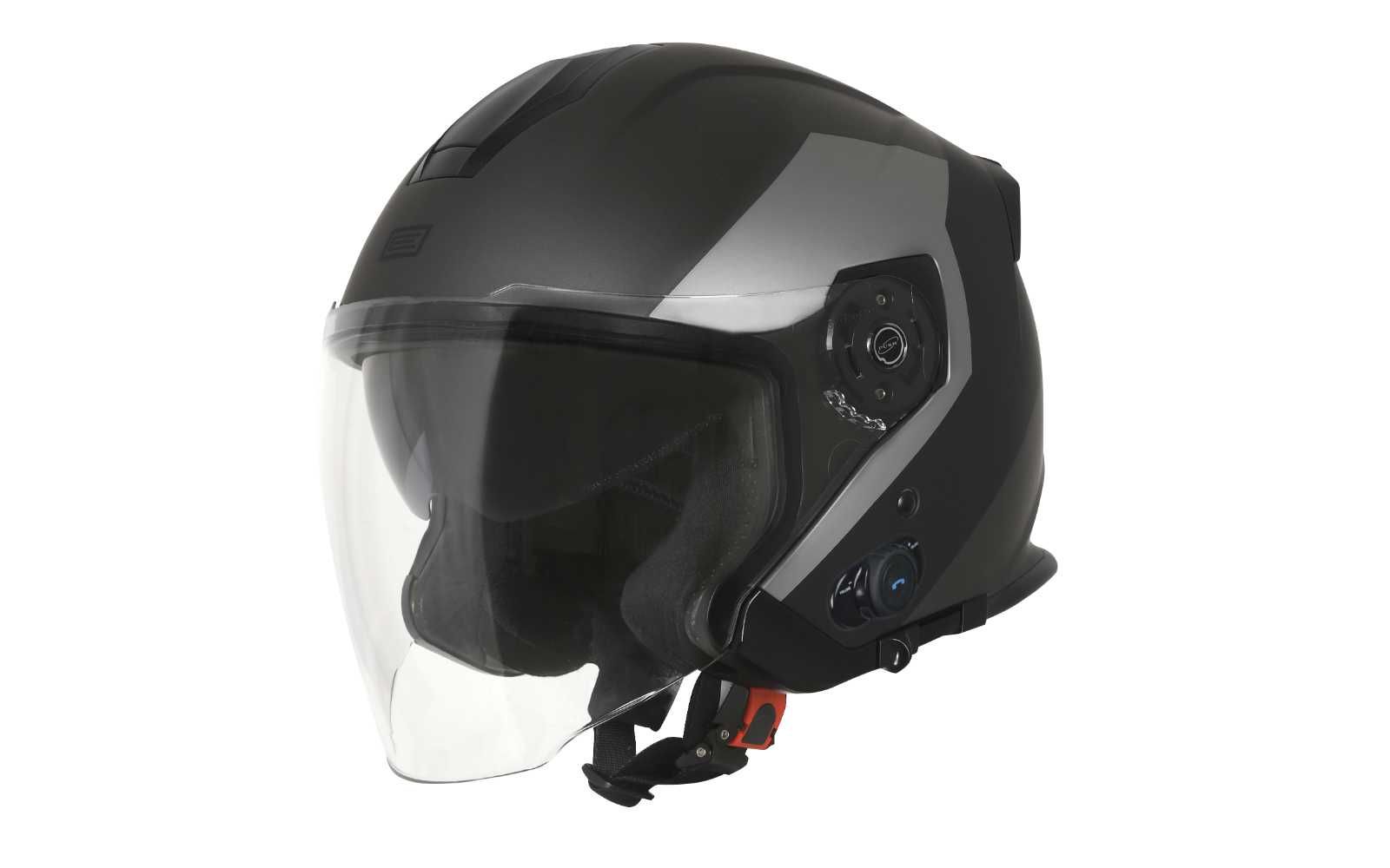 Kask z blendą otwarty Intercom Orginie Palio