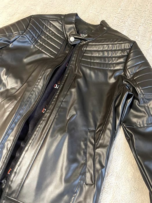 Чоловіча куртка з еко шкіри
