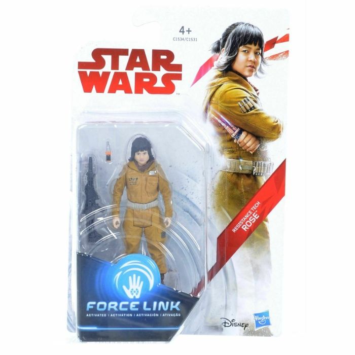 Figura colecção Star Wars Disney Hasbro Force Link Rose