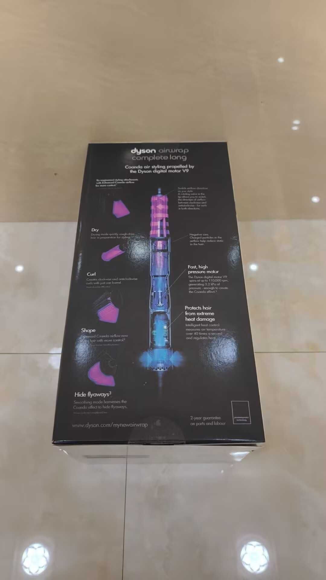 Inteligentna suszarka do włosów Dyson Airwra HS05 Lokówka