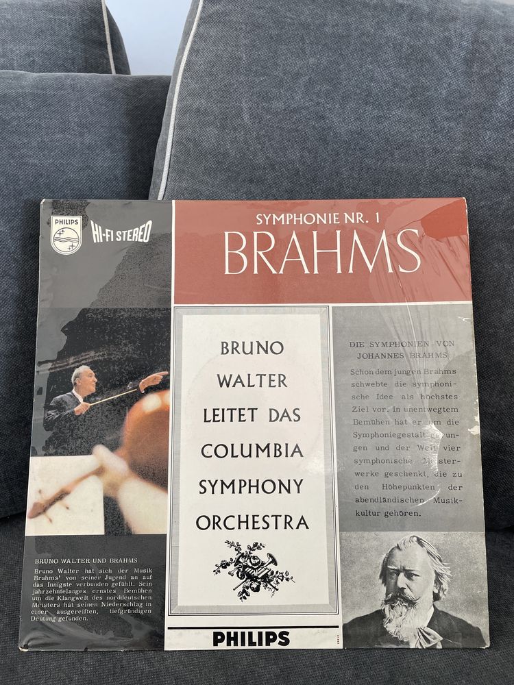 prywatne Joh.Brahms Bruno Walter winylowa muzyka klasyczna płyta