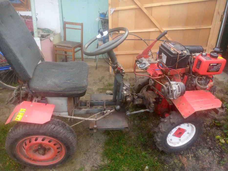 Міні-трактор переломка з повітряного мотоблоку FORTE