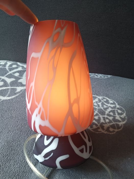 Lampka nocna szklana