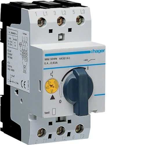 Disjuntor Hager MM504N - disjuntor de motor