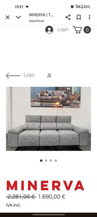 Venda Sofá como NOVO