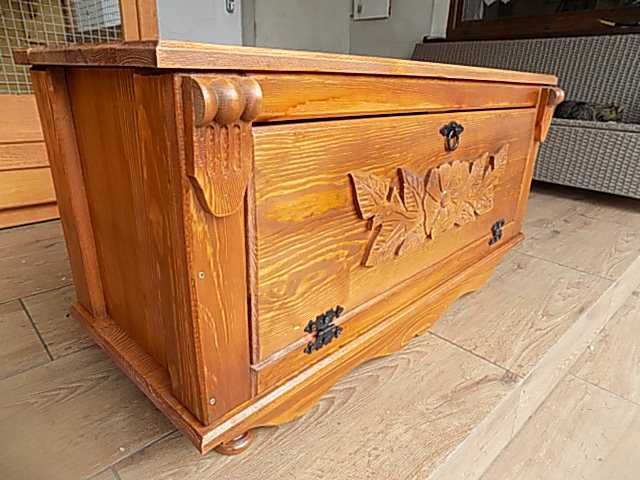 szafka, skrzynia, komoda z litego drewna 100x42x50wys