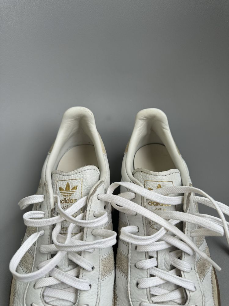 Кроссовки Adidas Samba кожаные белые мужские (оригинал)