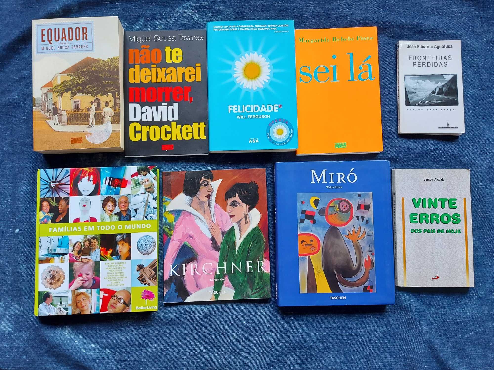 Livros diversos sobre arte, lifestyle, romance, educação, ...
