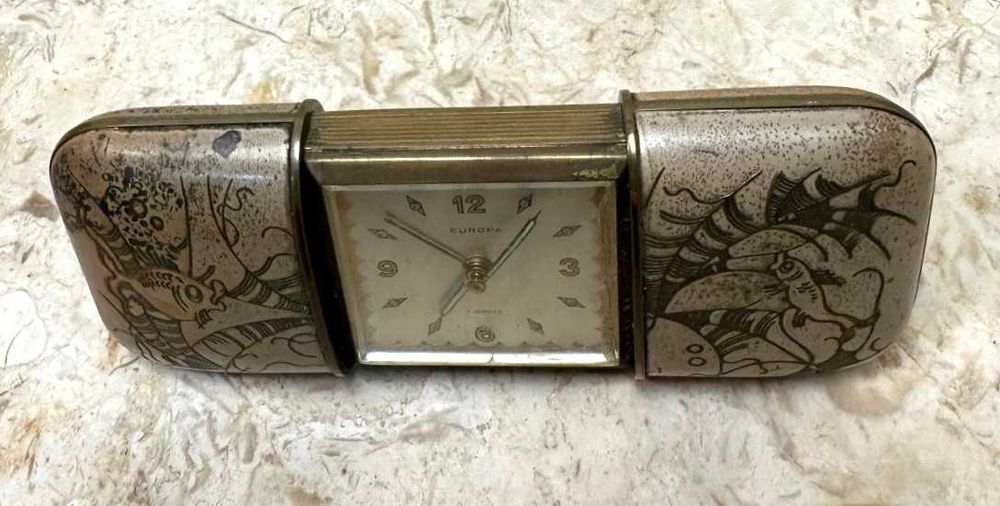 Relógio antigo, Despertador EUROPA  Jewels, a funcionar
