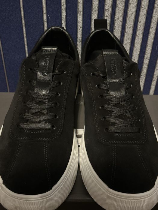 Черные, замшевые кеды Ocean. 45 размер. Идеальное состояние