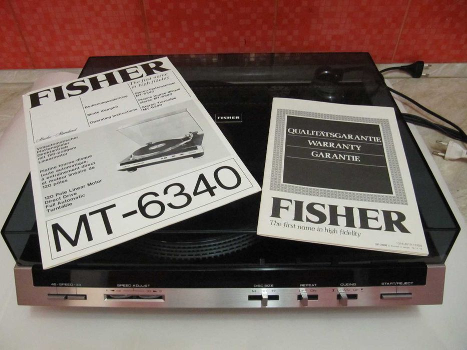 FISHER MT-6340 Elite Series - ЕЛІТАРНИЙ Програвач з Паспортом ІДЕЛЬНИЙ